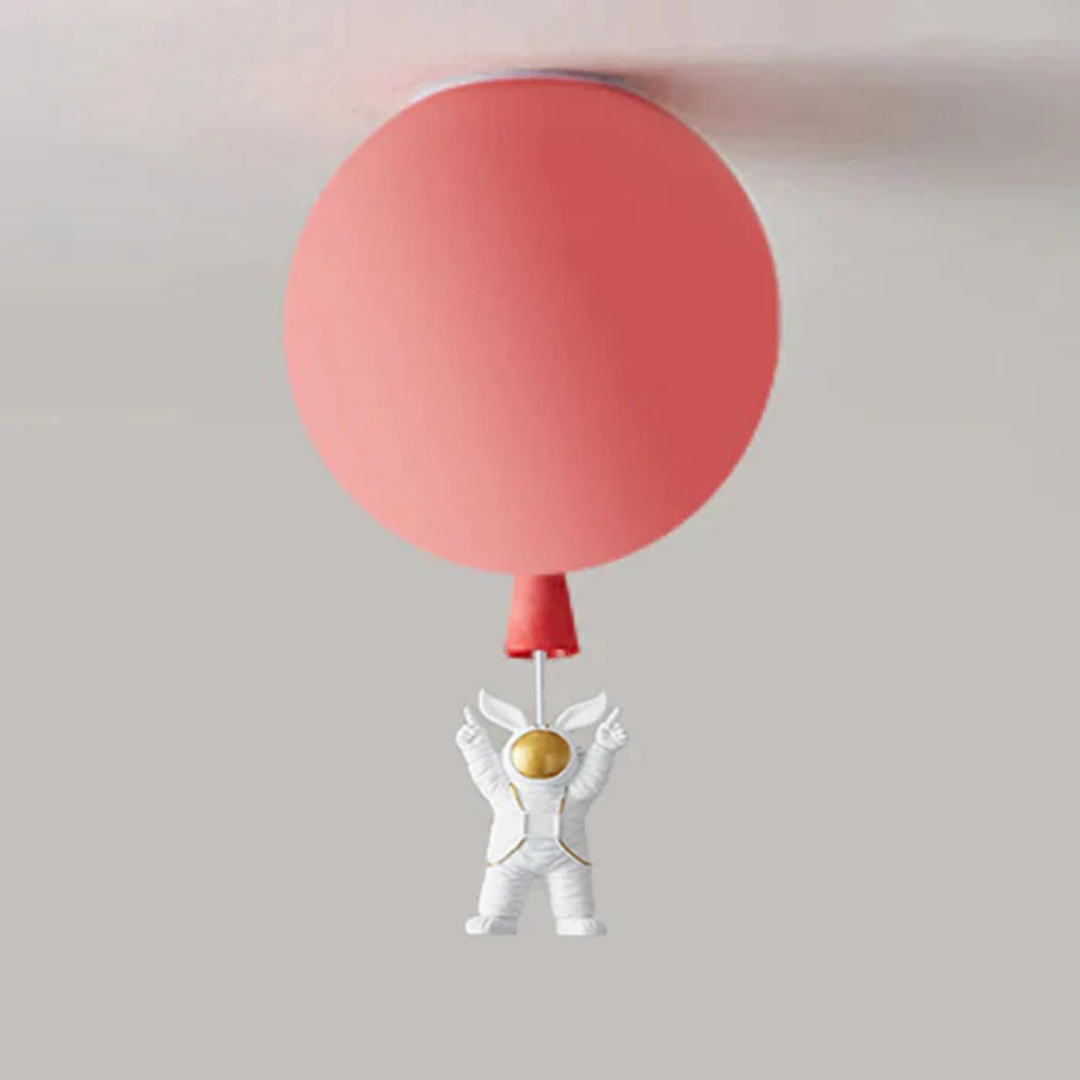 Stellari Orbit | verspielte LED-Deckenleuchte für Kinderzimmer im Astronauten-Design
