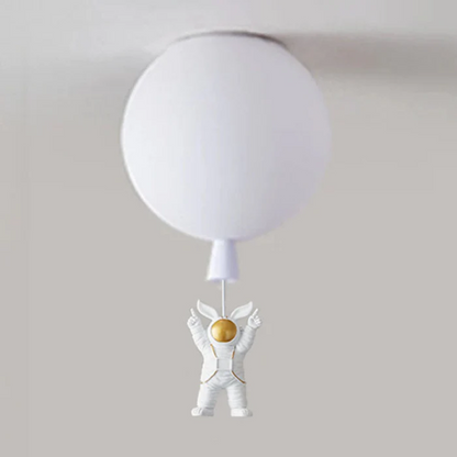 Stellari Orbit | verspielte LED-Deckenleuchte für Kinderzimmer im Astronauten-Design