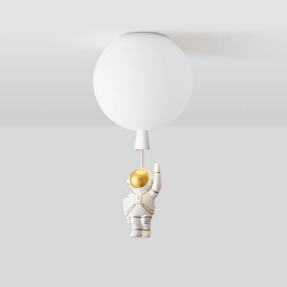 Stellari Orbit | verspielte LED-Deckenleuchte für Kinderzimmer im Astronauten-Design