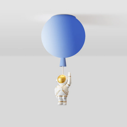 Stellari Orbit | verspielte LED-Deckenleuchte für Kinderzimmer im Astronauten-Design