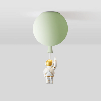 Stellari Orbit | verspielte LED-Deckenleuchte für Kinderzimmer im Astronauten-Design