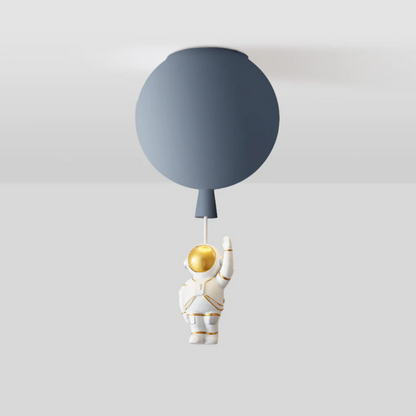Stellari Orbit | verspielte LED-Deckenleuchte für Kinderzimmer im Astronauten-Design