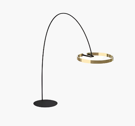 Arinella Curve | LED-Stehleuchte im nordischen Bogen-Design