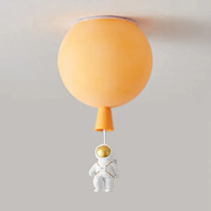 Stellari Orbit | verspielte LED-Deckenleuchte für Kinderzimmer im Astronauten-Design