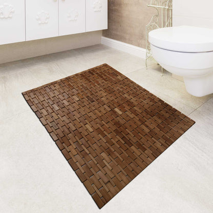 BambooLine Mia | Antislip bamboe badmat