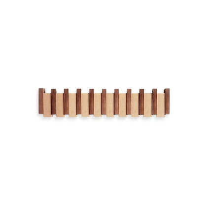 Norven Fold | Klappbarer Wandhaken aus Buchen- und Walnussholz