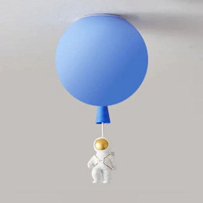 Stellari Orbit | verspielte LED-Deckenleuchte für Kinderzimmer im Astronauten-Design