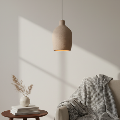 Halo Sabié | Design LED hanglamp in Wabi-Sabi stijl voor woonkamer &amp; eetkamer 