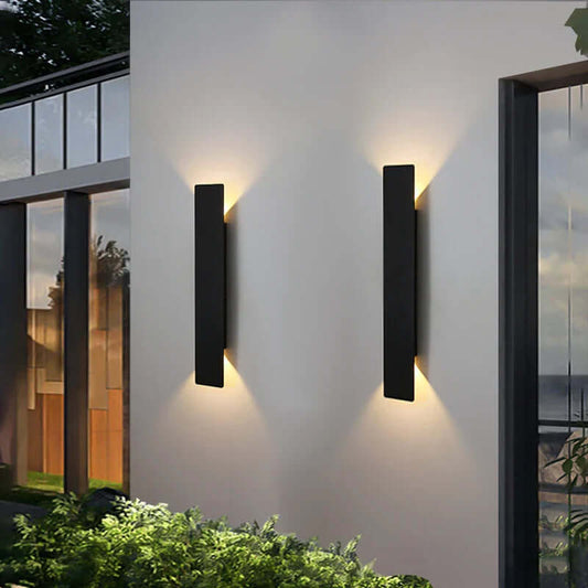 Lunavo Arko | wasserdichte LED-Außenwandleuchte aus Aluminium