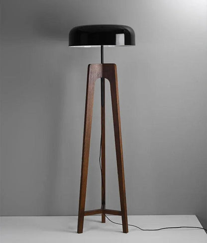 ArborLight | Holz-Dreibein-Stehleuchte | Art-Deco Design & Moderne LED-Beleuchtung für Wohnzimmer