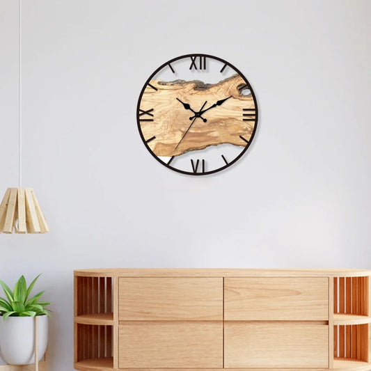 LucidHours | Transparente Wanduhr | Minimalistisches Acryl-Design & Lautloses Uhrwerk für modernes Wohnen