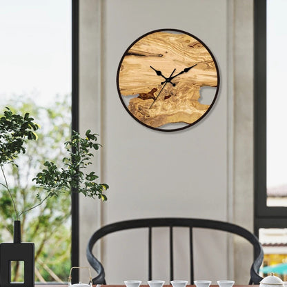 LucidHours | Transparente Wanduhr | Minimalistisches Acryl-Design & Lautloses Uhrwerk für modernes Wohnen