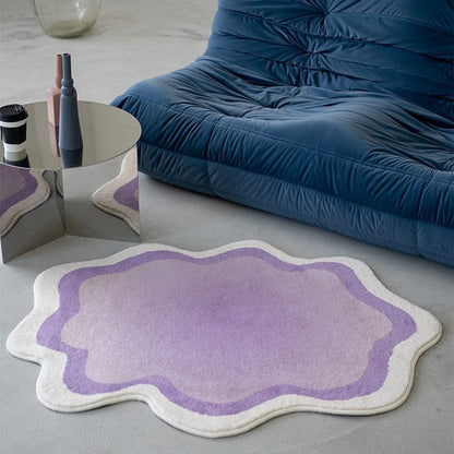 LunaWeave | Trendiger Ombre-Teppich weich & flauschig | Moderner Farbverlauf-Teppich für Wohnzimmer & Schlafzimmer