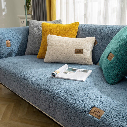 Velvoro | Moderner Sofabezug mit Rutschschutz & Pflegeleichtem Design