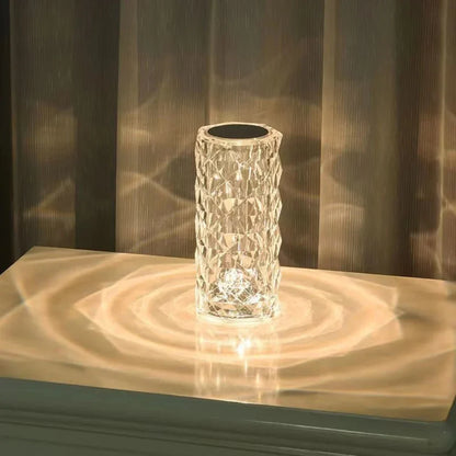 Lunora Glint | Kristall-Tischlampe mit stimmungsvollem Lichtspiel