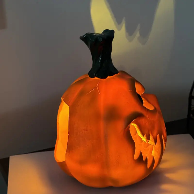 Halloween Riesenkürbis Deko – XXL Kürbisfigur für Garten & Party