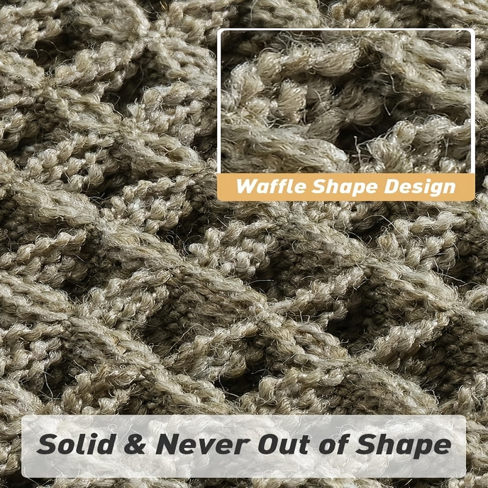 AbsorbEase WafelMat | Ultra-absorberende badmat met kwastjes