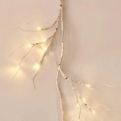 Halloween & Weihnachten LED Zweig Girlande – 180 cm Deko mit 48 LEDs & Timer