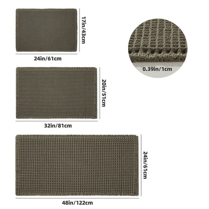 AbsorbEase WafelMat | Ultra-absorberende badmat met kwastjes