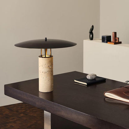 StoneLuxe | Bureaulamp van marmer | Luxe ontwerp & hoogwaardige LED-verlichting voor kantoor & woonkamer