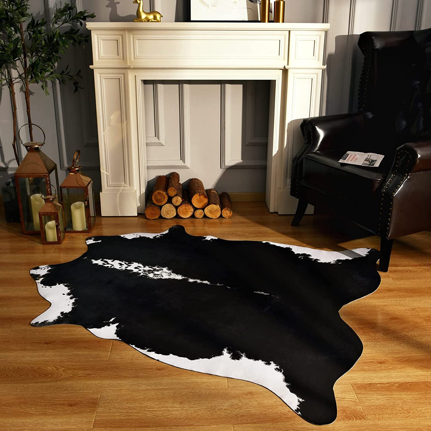 FauxLuxe | Luxuriöser Kunstfell-Teppich | Weich, warm & pflegeleicht für Wohnzimmer & Schlafzimmer