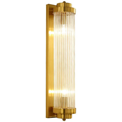 Kristall wandlamp goudglans – luxe wandlamp met kristallen en gouden afwerking