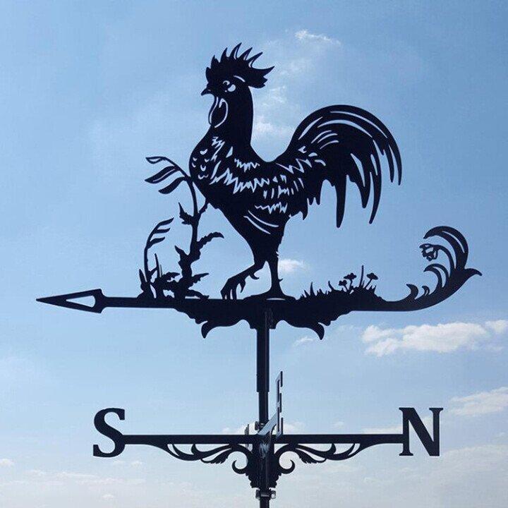 SkyVane | Windspiel aus rostfreiem Edelstahl für Garten & Terrasse
