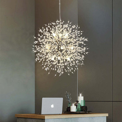 Moderne LED-Hängelampe aus Metall in Weißgold – ideal für Wohnzimmer & Esszimmer