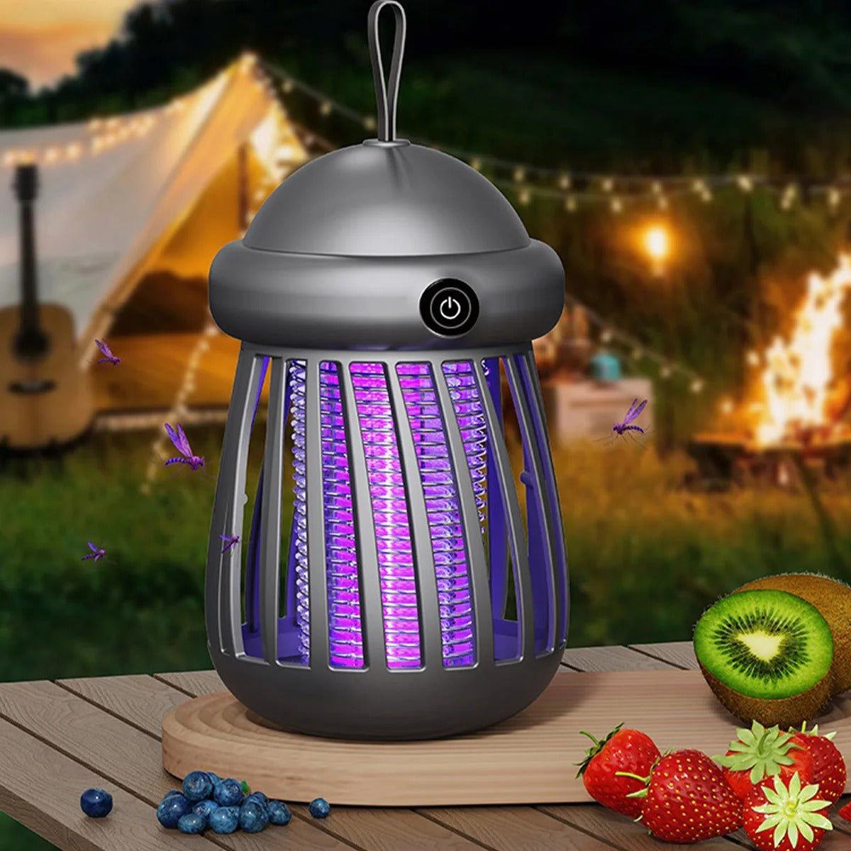 Skarin Glow | UV-Insektenvernichter mit 3000V Gitter für Innen & Außen