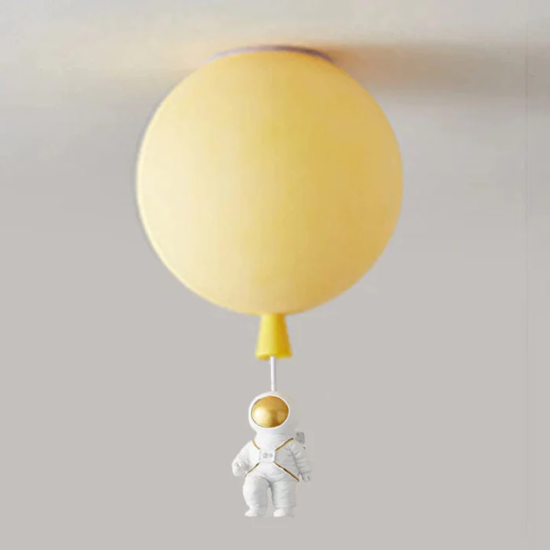 Stellari Orbit | verspielte LED-Deckenleuchte für Kinderzimmer im Astronauten-Design