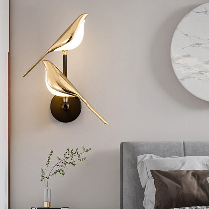 Avireo Lumis | dekorative LED-Wandlampe im Vogel-Design