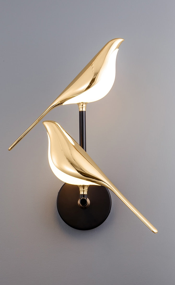 Avireo Lumis | dekorative LED-Wandlampe im Vogel-Design