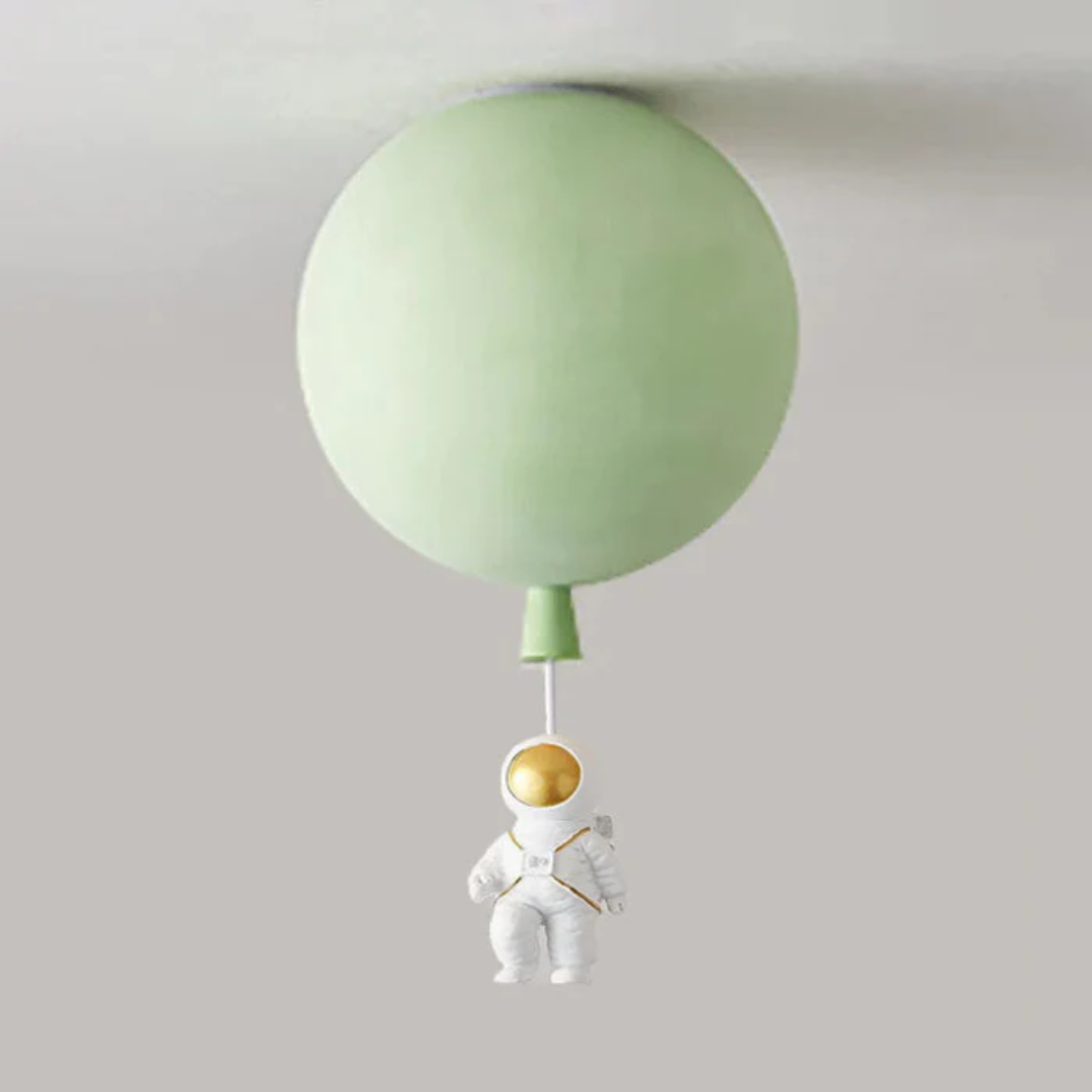 Stellari Orbit | verspielte LED-Deckenleuchte für Kinderzimmer im Astronauten-Design