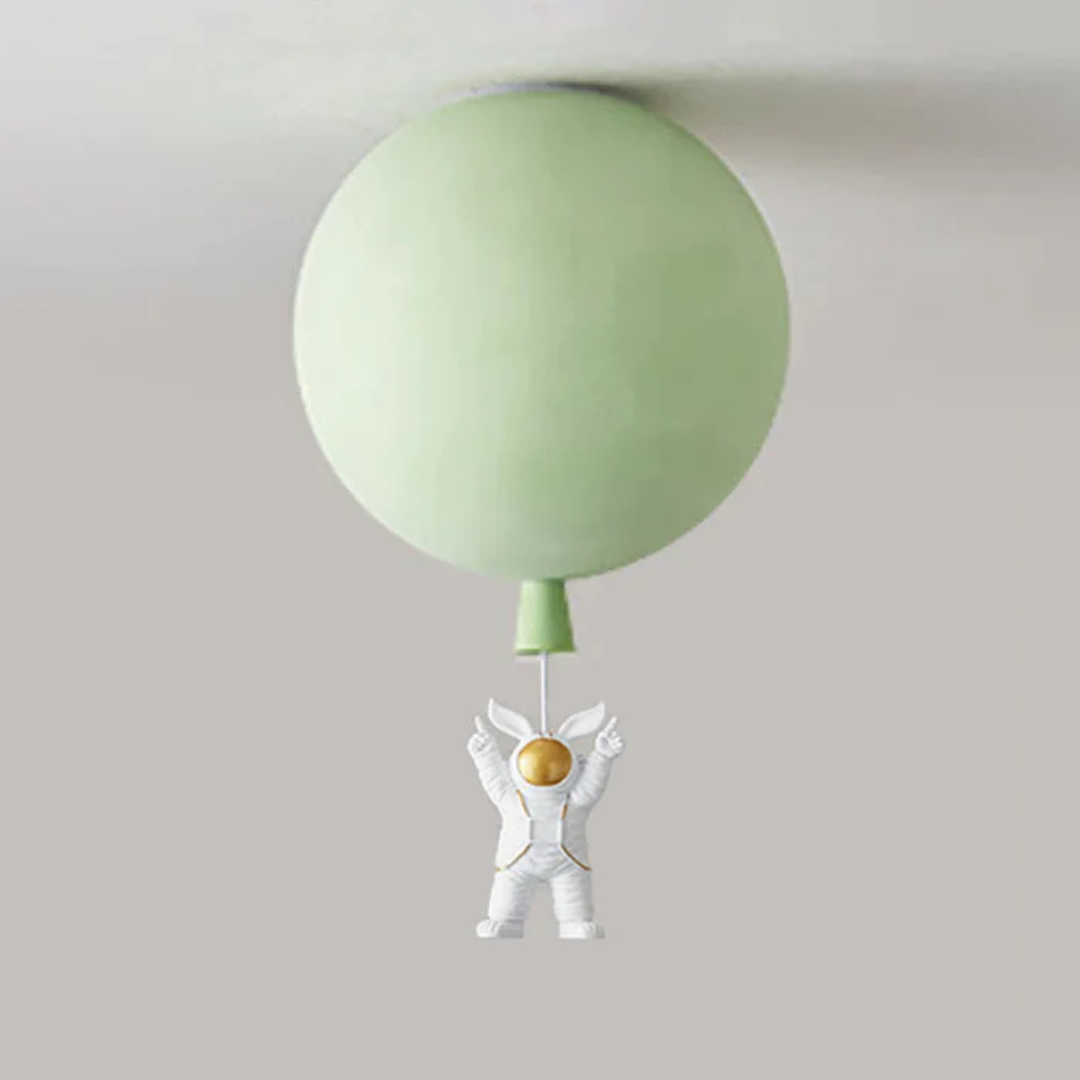Stellari Orbit | verspielte LED-Deckenleuchte für Kinderzimmer im Astronauten-Design