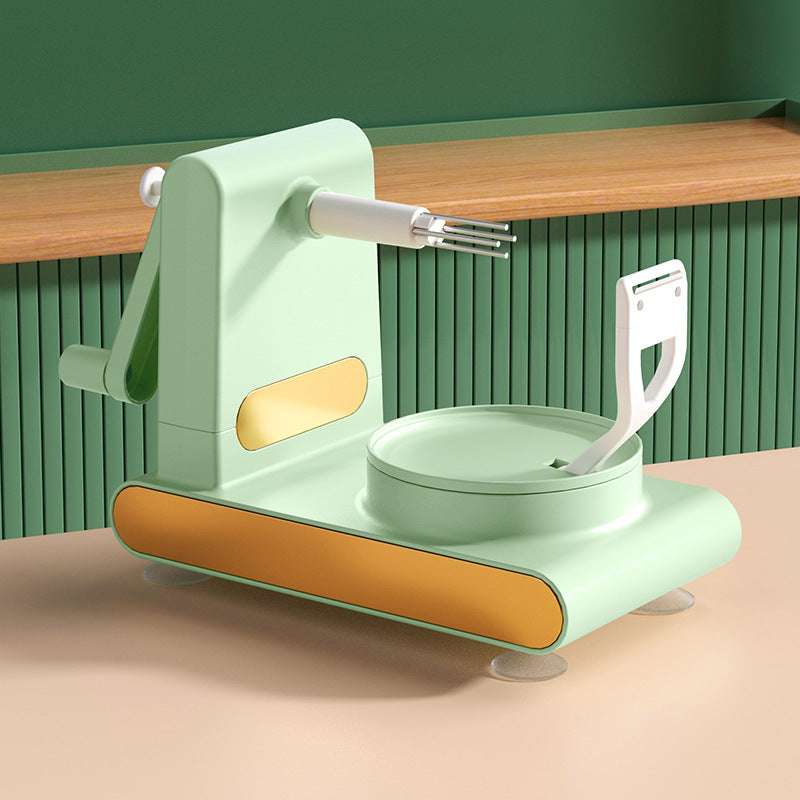 SliceCraft Duo – roestvrijstalen dunschiller met dubbel mes en ergonomische handgreep 
