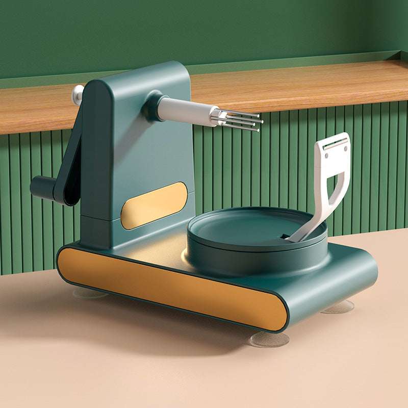 SliceCraft Duo – roestvrijstalen dunschiller met dubbel mes en ergonomische handgreep 
