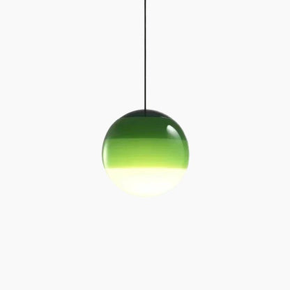 Nowoczesna lampa wisząca LED, ściemnialna – nikiel szczotkowany, E27, design z kamienia szklanego