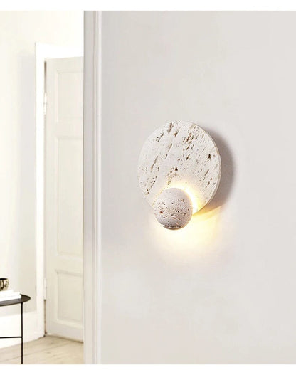 Kreatieve minimalistische LED-wandlamp – modern design van metaal en glas