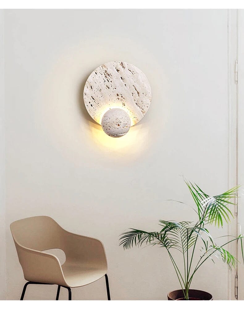 Kreatieve minimalistische LED-wandlamp – modern design van metaal en glas