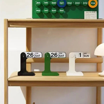 Fliporia Cirka | Ewiger Tischkalender im Retro-Design
