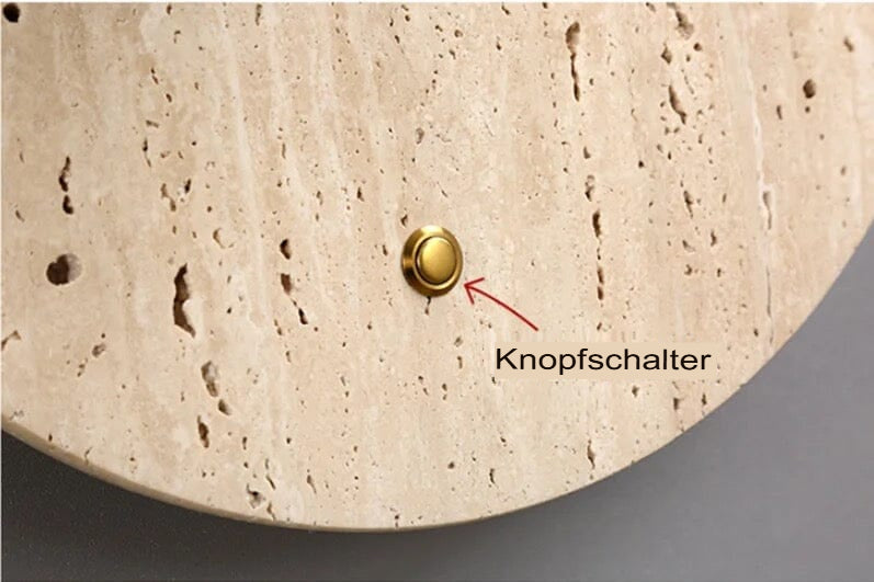 Wabi-Sabi wandlamp natuurtint – minimalistische lamp met warm licht