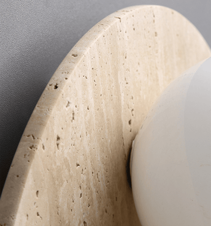 Wabi-Sabi wandlamp natuurtint – minimalistische lamp met warm licht