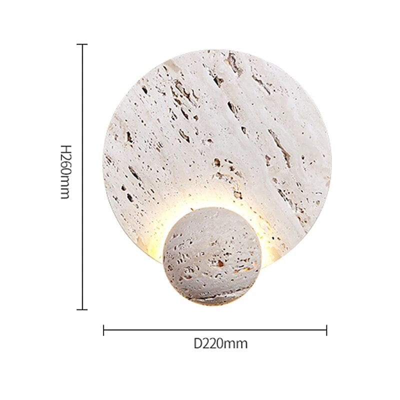 Kreatieve minimalistische LED-wandlamp – modern design van metaal en glas