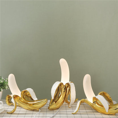Lunara Deco | Art-Déco-Tischlampe im Bananenblatt-Design