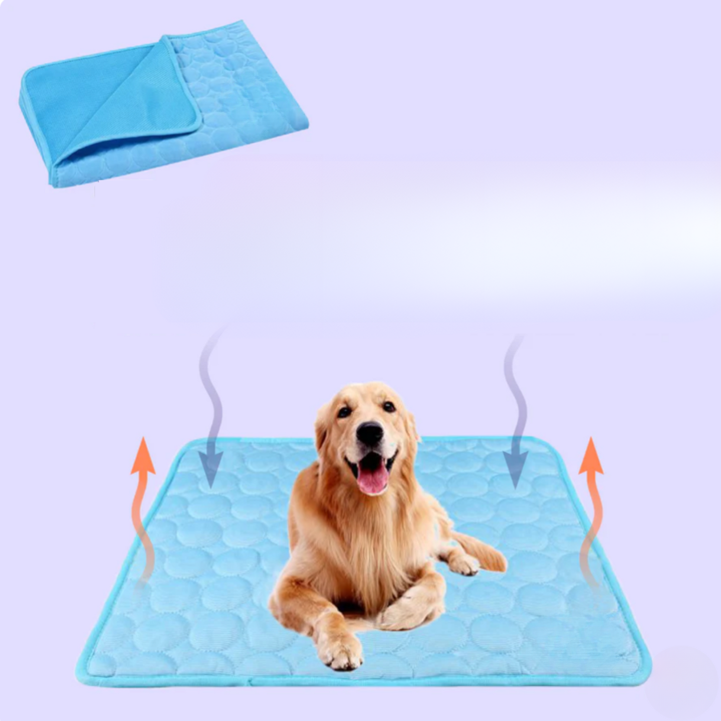 FrostiPaw Chill | selbstkühlende Hundematte mit 4-facher Kühlkraft für Sommerkomfort