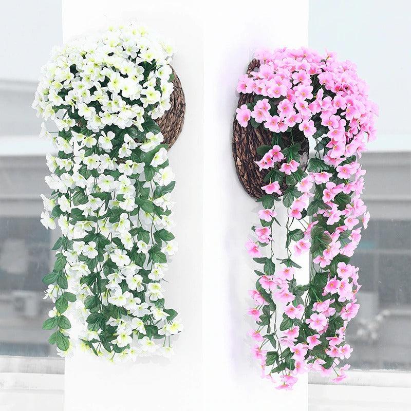 Floravi Cascade | pflegeleichte künstliche Hängepflanze für stilvolle Raumdekoration