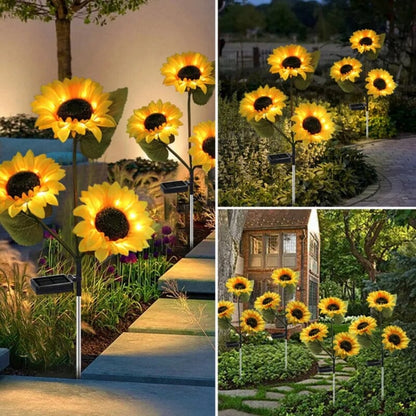 Solbloom Aurea | Solarbetriebene Sonnenblumenleuchte für den Garten