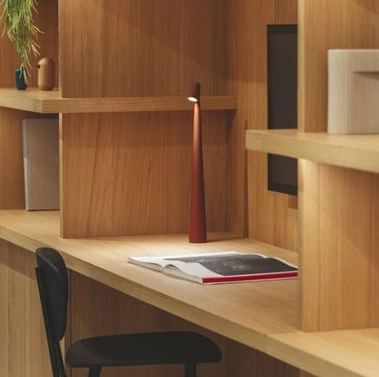 NordicLite | Draadloze LED-tafellamp in Scandinavisch minimalisme | Modern design voor woon- & slaapkamer