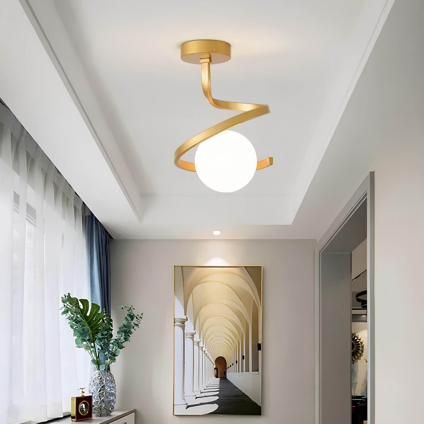 Tavon Halo | Dimmbarer LED Deckenleuchte mit schlankem Design