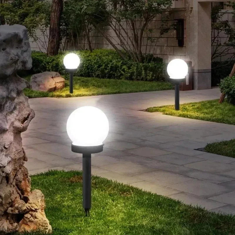 LumiOrb Sol | Runde LED-Solarlampe mit automatischer Lichtsteuerung